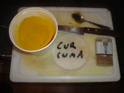 quinoa poivron rouge tomate curcuma coriandre