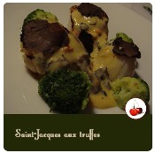 saint jacques aux truffes