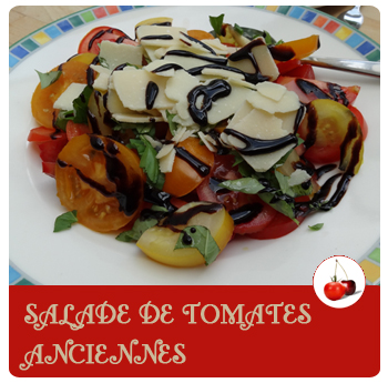 Salade de tomates anciennes