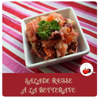 Salade russe à la betterave