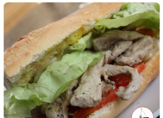 Sandwich au porc saveur Poejo
