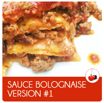 Sauce bolognaise version #1