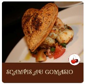 scampis au gomasion