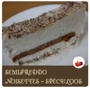 Semifreddo, noisettes et spéculoos.