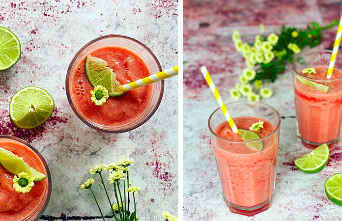 SMOOTHIES AUX FRAISES