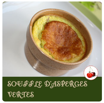 soufflé aux asperges vertes