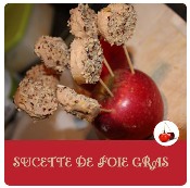 sucettes de foie gras