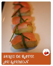sushi de ratte au saumon
