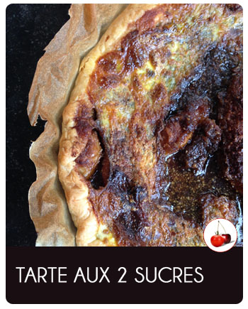 Tarte aux 2 sucres : cassonade blonde et brune