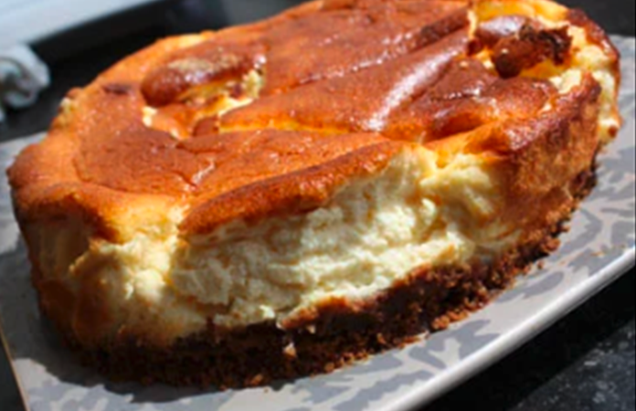 Tarte au fromage blanc et spéculoos 