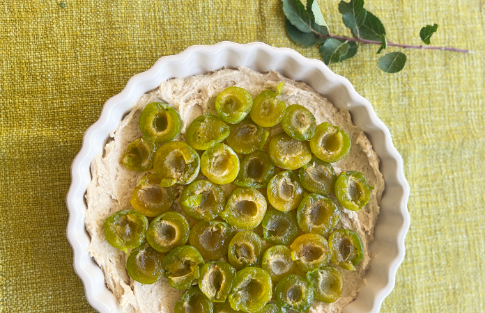 la tarte aux reines-claudes de ma bonne-maman