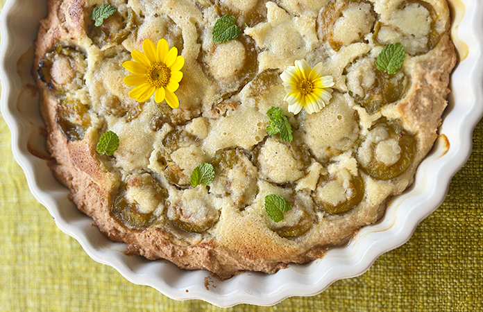 la tarte aux reines-claudes de ma bonne-maman