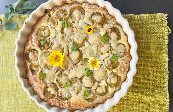 la tarte aux reines-claudes de ma bonne-maman