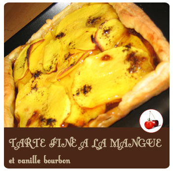 tarte à la mangue