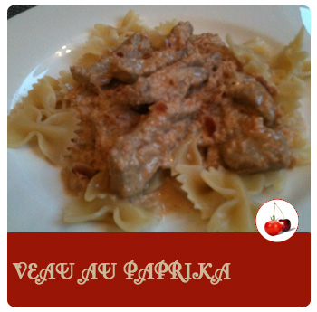 veau paprika recette