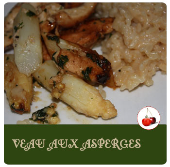 Veau aux asperges