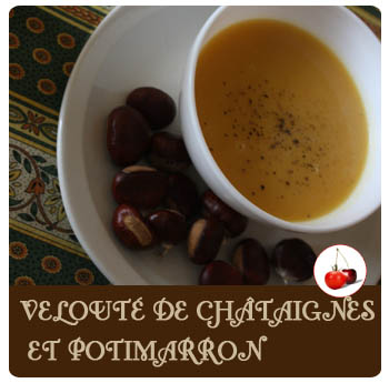 Velouté de châtaignes et potimarron
