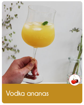 Vodka ananas cocktail