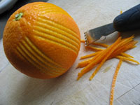 zeste orange