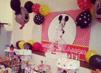 Mouse Party - Une décoration de buffet d'anniversaire