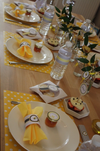 Buzz l'abeille - décoration de table - Anniversaire