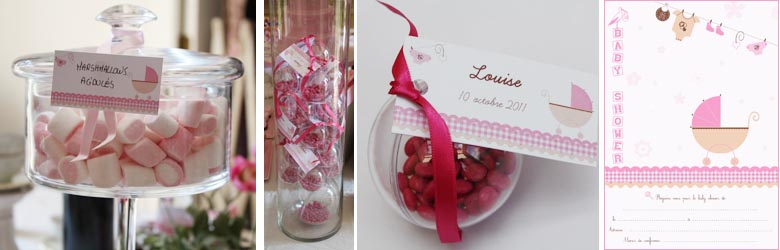 Baby shower - Rose