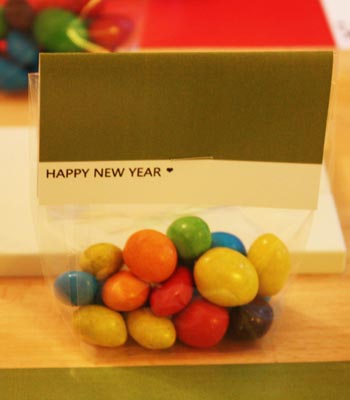 Happy New Year - Color Block - Décoration de table 