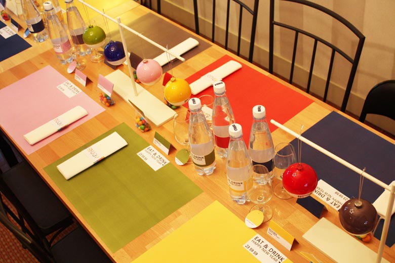 Happy New Year - Color Block - Décoration de table 