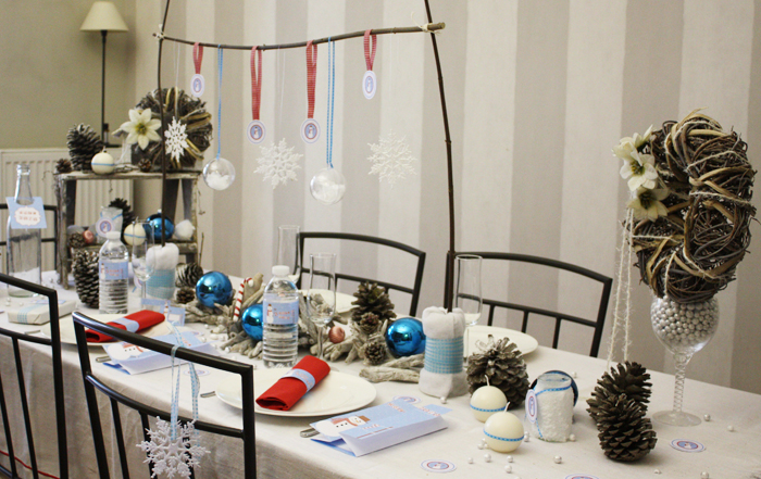 Décoration de table - Mon noël Glacial !