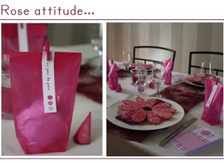 Décoration de table | Rose attitude