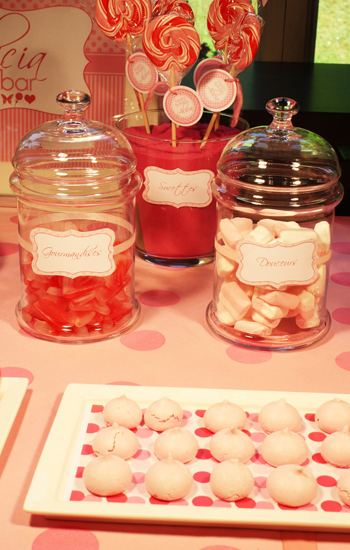 Pink candy bar pour anniversaire