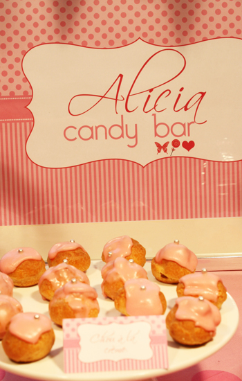 Pink candy bar pour anniversaire