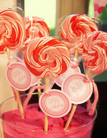 Pink candy bar pour anniversaire