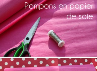 Pompons en papier de soie | DIY