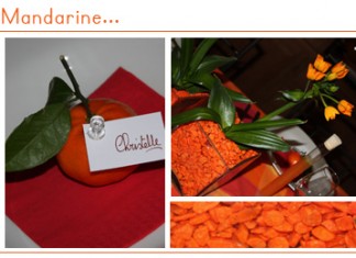 Mandarine | Décoration de table