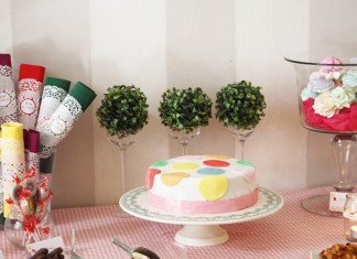 Tea Time coloré | Décoration de buffet