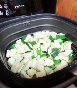 airfryer - courgettes grillées