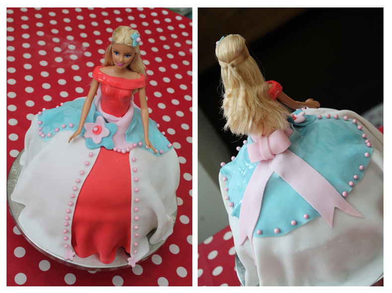 Mon premier Barbie Cake !