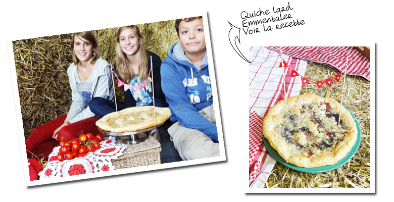 Quiche lard emmentaler