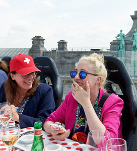 Quand les fromages suisse s’invite dans le ciel de Bruxelles