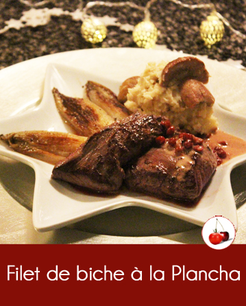 filet de biche à la plancha