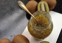 Confiture de kiwis et vanille
