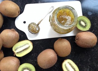 Confiture de kiwis et vanille