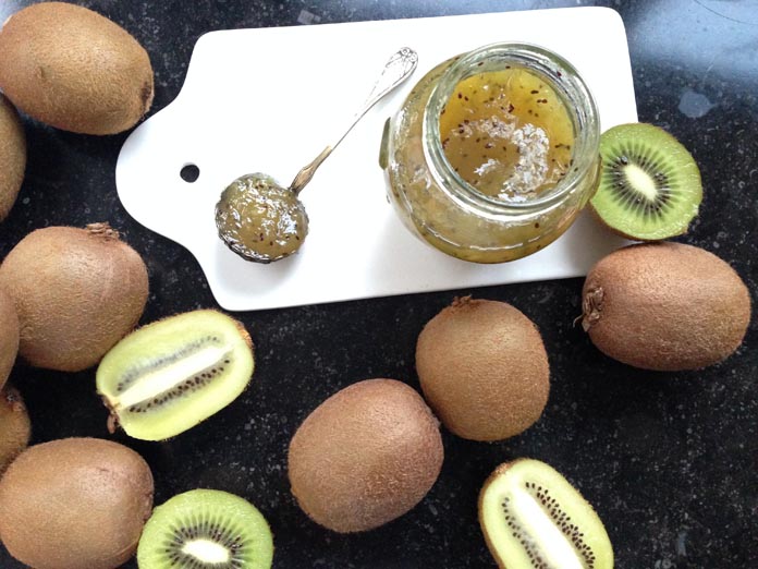 Confiture de kiwis et vanille