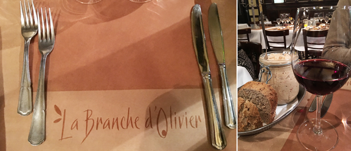 La Branche d’olivier, association Chinon et tartare de bœuf | Restaurant Bruxelles Uccle