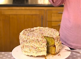 Confettis cake