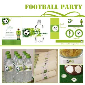 Anniversaire Foot imprimable