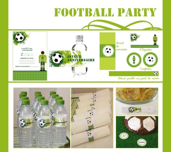 Anniversaire Foot imprimable