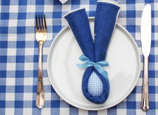 Pliage de serviettes oreilles de lapin