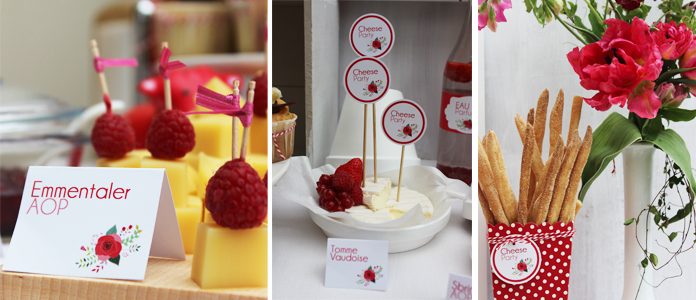 Imprimable Gratuit - Buffet de fromages de Suisse